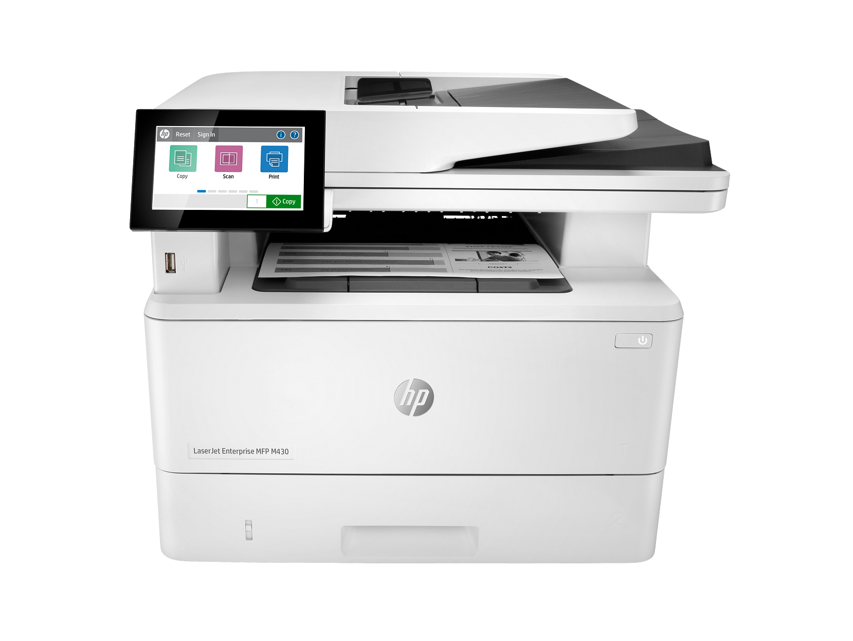 Restored HP LaserJet Enterprise MFP M430f (Refurbished) price history on PriceWatchPro