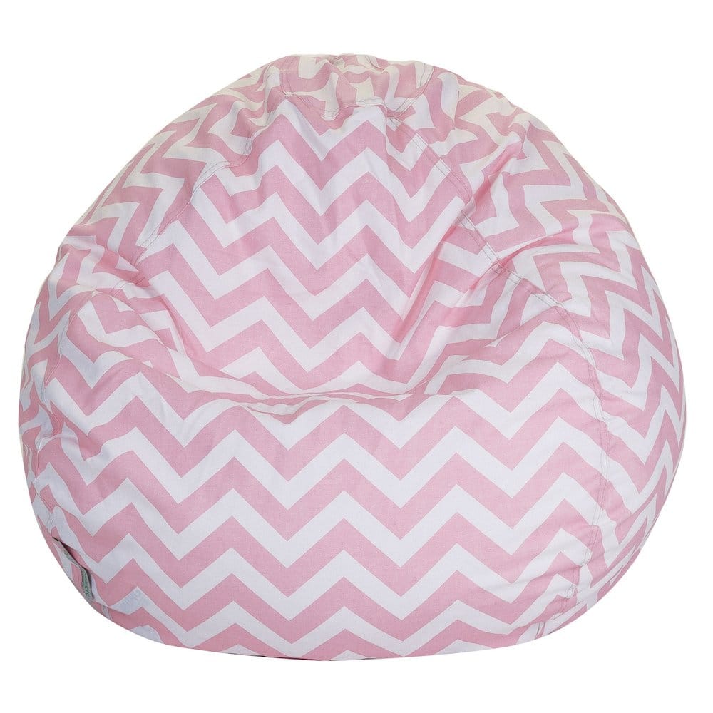 Majestic Home - Large Bean Bag Chevron Baby - Pink