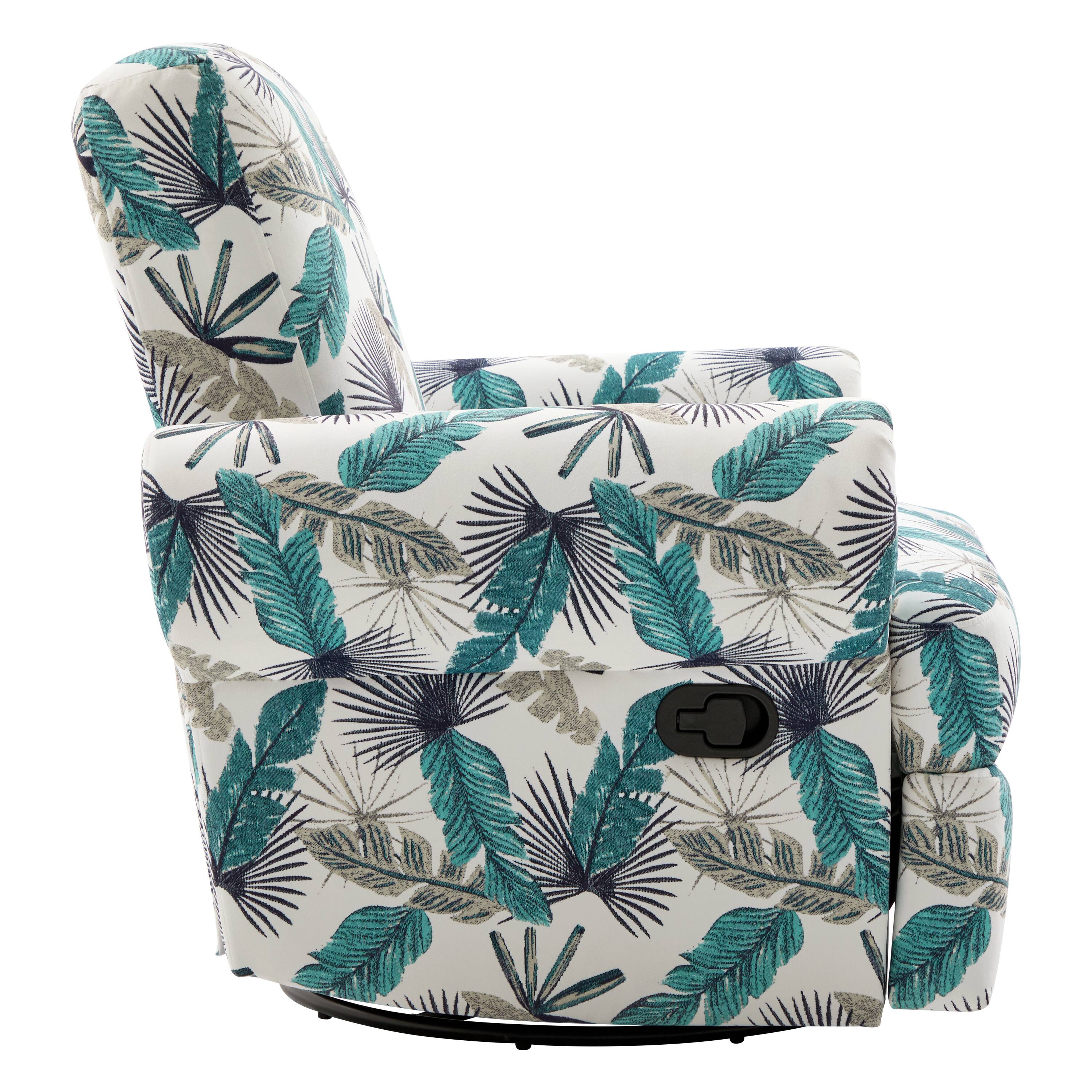 Alt View 6. TinyHomie - Manual Recliner Sofa Swivel Recliner Rocker Chair with Adjustable Backrest for Living Room Bedroom - Brown.