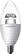 Alt View Standard 1. Samsung - 160-Lumen, 3.2-Watt Dimmable Candle LED Light Bulb, 25-Watt Equivalent - Warm White.