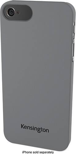 Front Standard. Kensington - Case for Apple® iPhone® 5 - Gray.