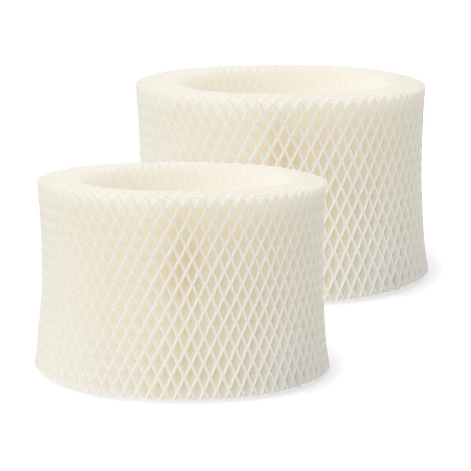 Front. HQRP - 2-Pack HU4102 Wick Humidifier Filters for Philips 2000 Series HU4801 HU4802 HU4803.