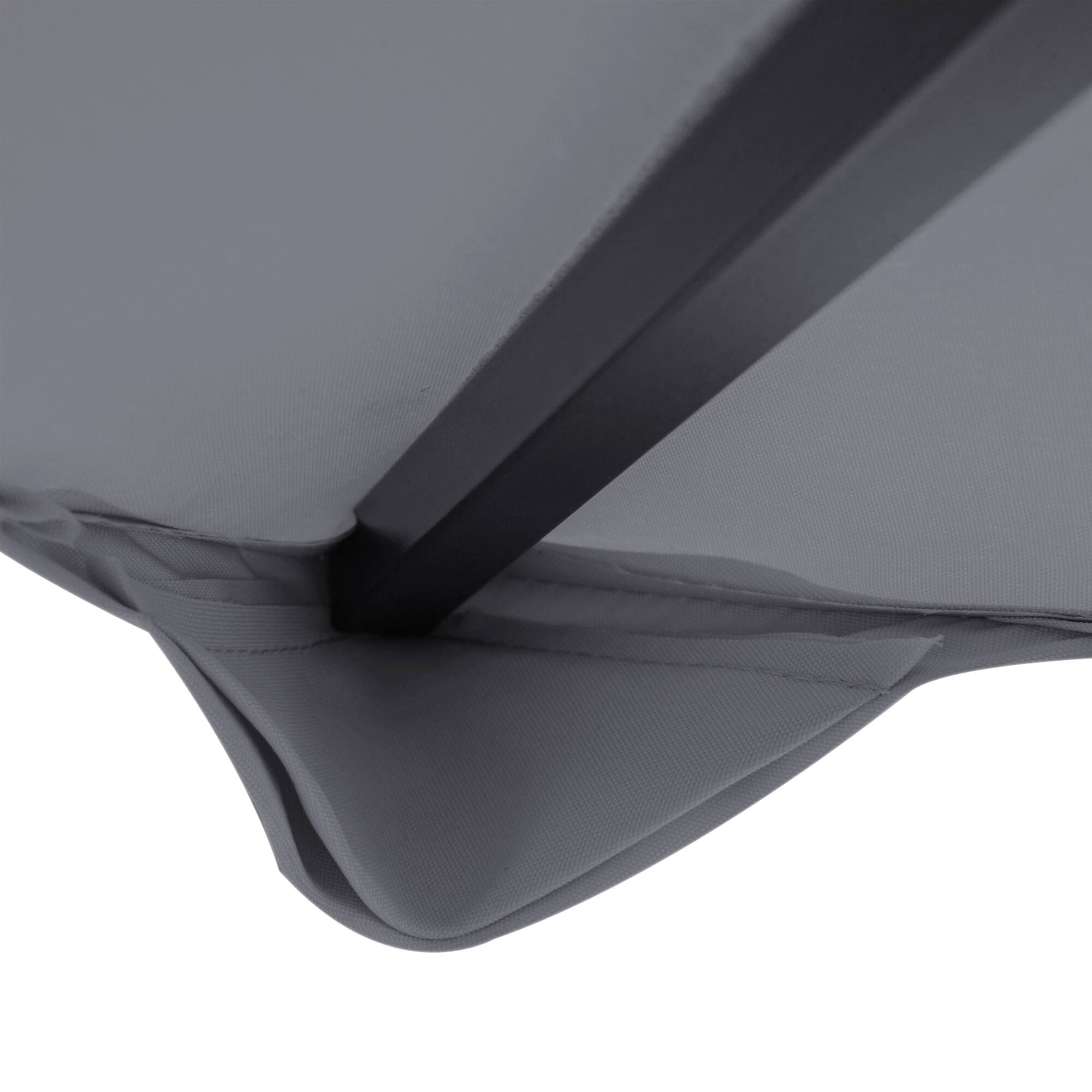 Alt View 8. Outsunny - 10' x 10' Gazebo Replacement Canopy, 2-Tier Top UV Cover for 10' x 10' Outdoor Gazebo - Dark Gray.