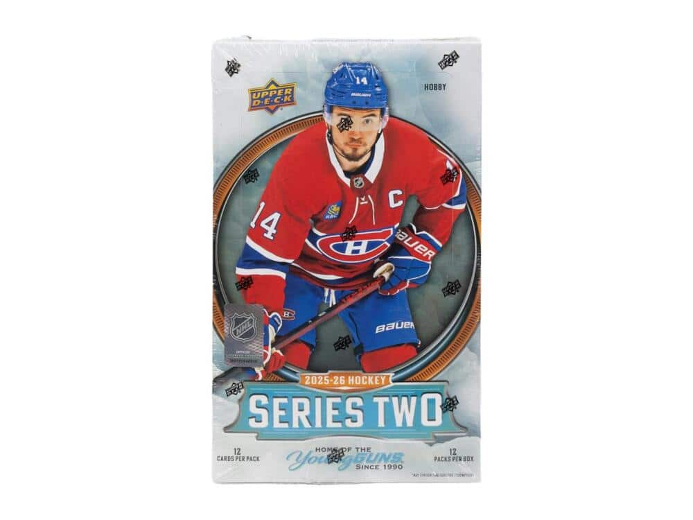 2025-26 Upper Deck Series 2 Hockey Hobby Box price history on PriceWatchPro