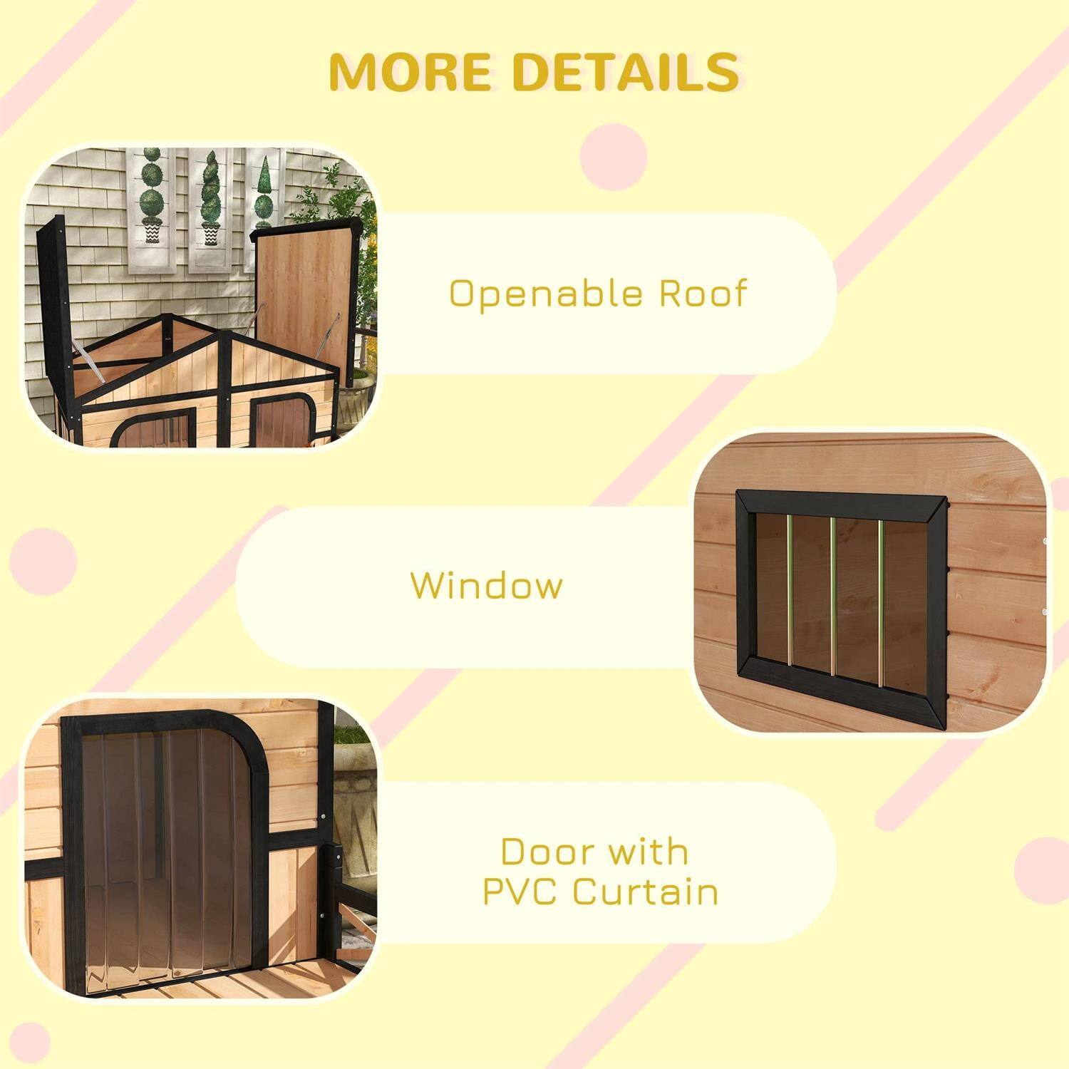 MORE DETAILS

- Openable Roof
- Window
- Door with PVC Curtain