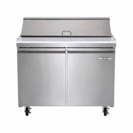 Magic Chef - Commercial 9.5 cu. ft. Sandwich/Salad Prep Table Refrigerator - Stainless Steel