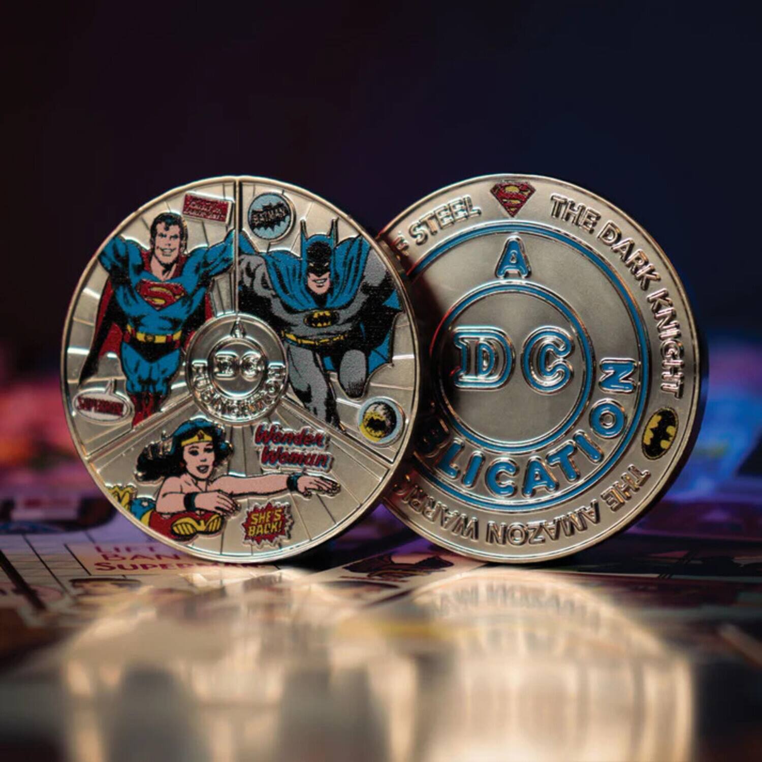 A STEEL BATMAN THE DARK KNIGHT DC COLLECTIBLES Wonder Woman SHE'S BACK!