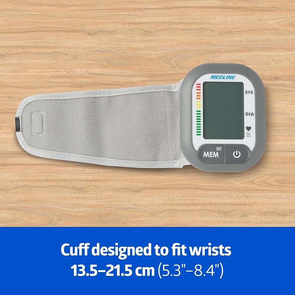MEDLINE SYS DIA Cuff designed to fit wrists 13.5-21.5 cm (5.3"-8.4")
