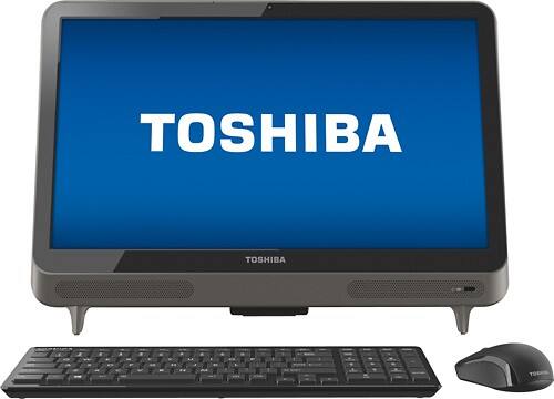 Front Standard. Toshiba - 23" All-In-One Computer - 6GB Memory - 1TB Hard Drive.
