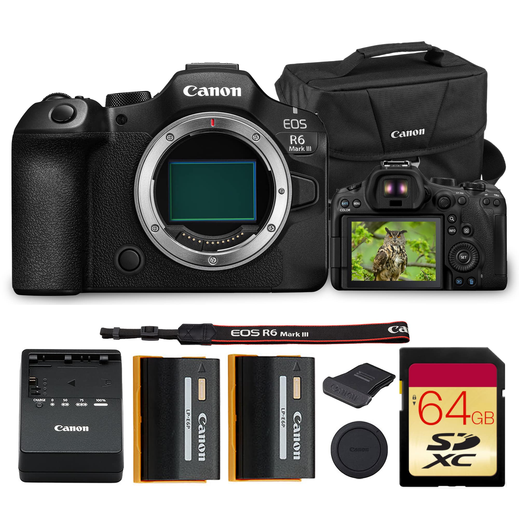 Canon - EOS R6 Mark III Full Frame Mirrorless Camera AF Bundle price history on PriceWatchPro