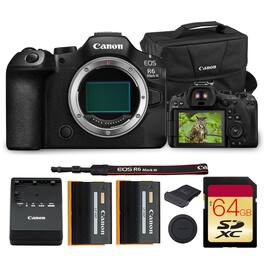 Canon - EOS R6 Mark III Full Frame Mirrorless Camera AF Bundle