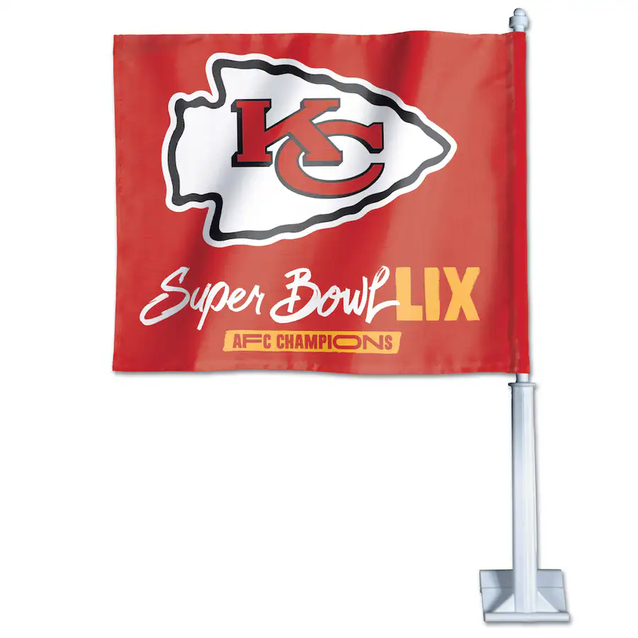 Bandera Decorativa Wincraft Kansas City Chiefs - 31.75x45.72 Cm, Doble Cara Para Jardín O Entrada