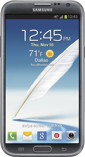 Best Buy Samsung Galaxy Note Ii 4g Cell Phone At T Titanium Gray At T I317