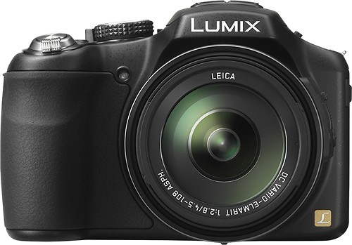  Panasonic - LUMIX FZ200 12.1-Megapixel Digital Camera - Black