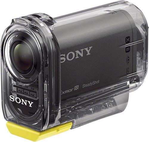  Sony - Action Cam HDRAS10/B HD Flash Memory Camcorder - Black