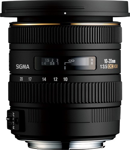 Sigma - 10-20mm f/3.5 EX DC HSM Wide-Angle Zoom Lens for Select Sony DSLR Cameras