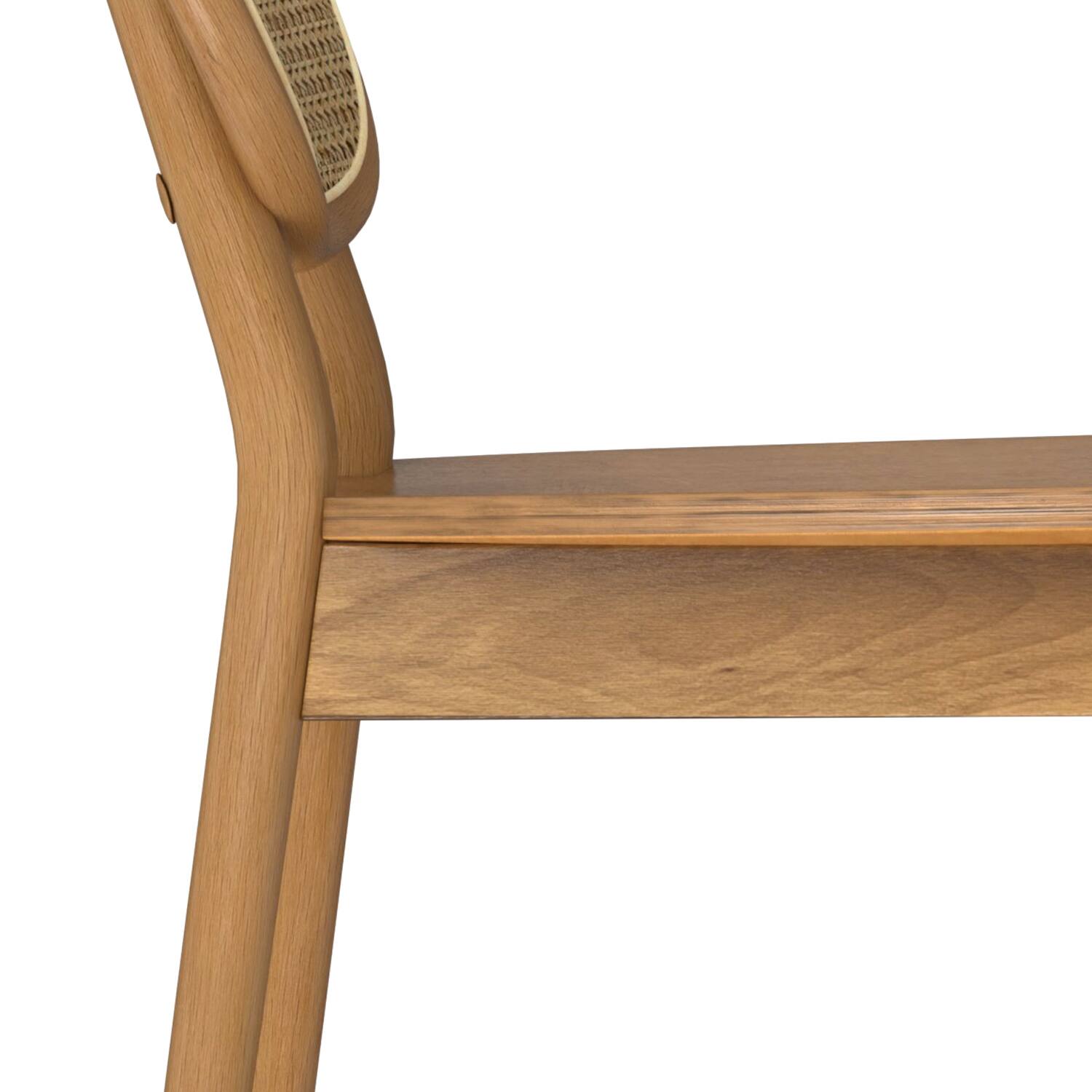 Alt View 5. Simpli Home - Rachel Dining Chair (Set of 2) in Natural - Natural.