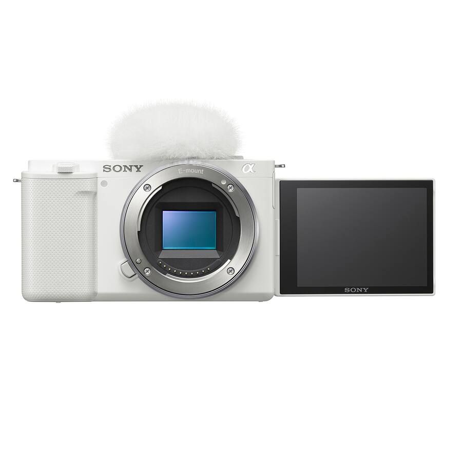 Corel Free Graphics Bundle Sony ZV E10 Mirrorless Camera, White, with GP VPT3 Shooting Grip ...