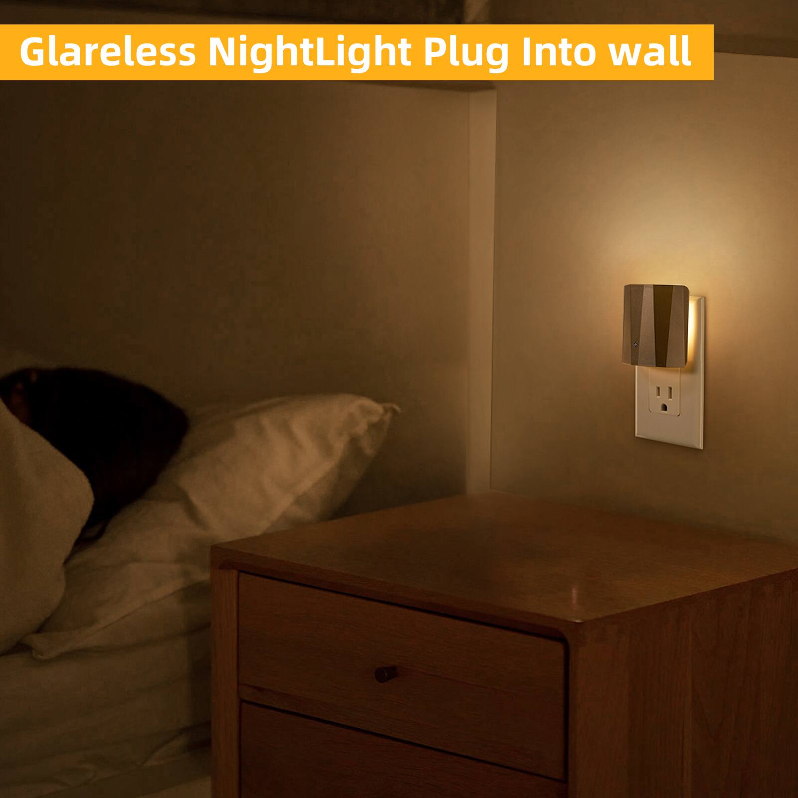 Glareless NightLight Plug Into wall
