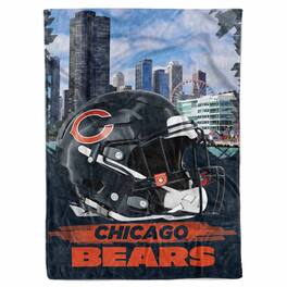 Logo Brands - Chicago Bears 66" x 90" City Sketch Blanket - Multicolor