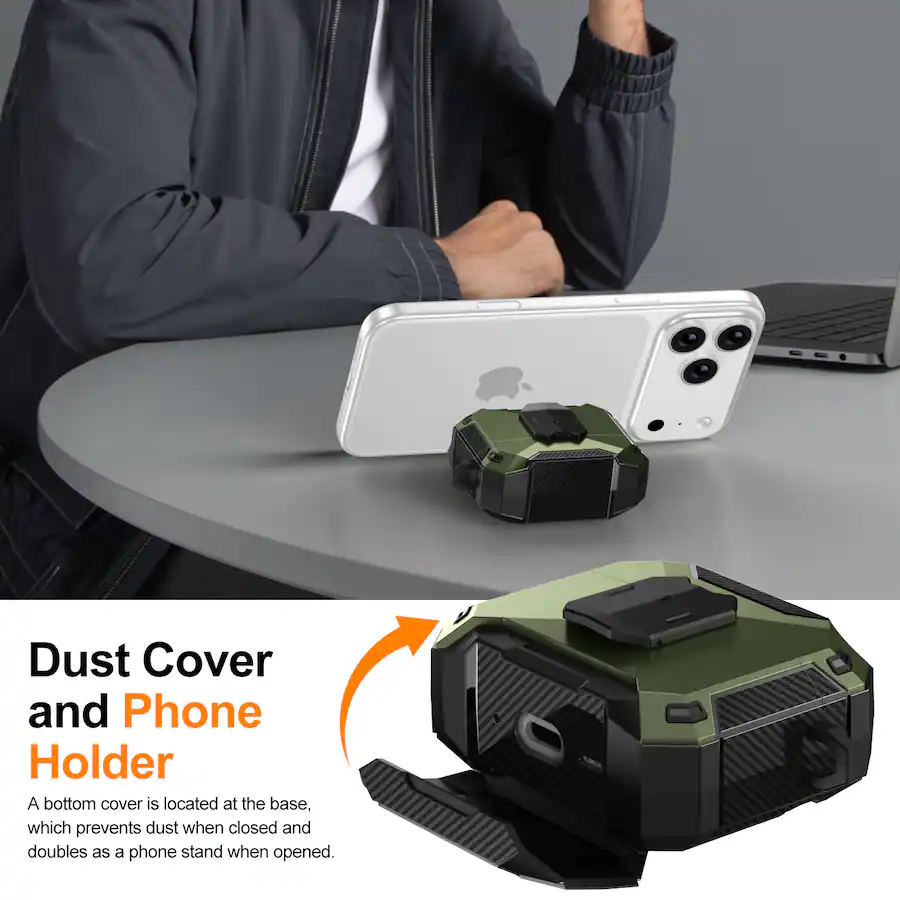 Pro Hard Pc UUCOVER Safety Lock Case for Airpods Pro 3rd Gen (2025) Shockproof TPU ...