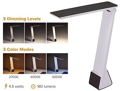 3 Dimming Levels

3 Color Modes
- 2700K
- 4000K
- 6500K

4.5 watts

180 lumens