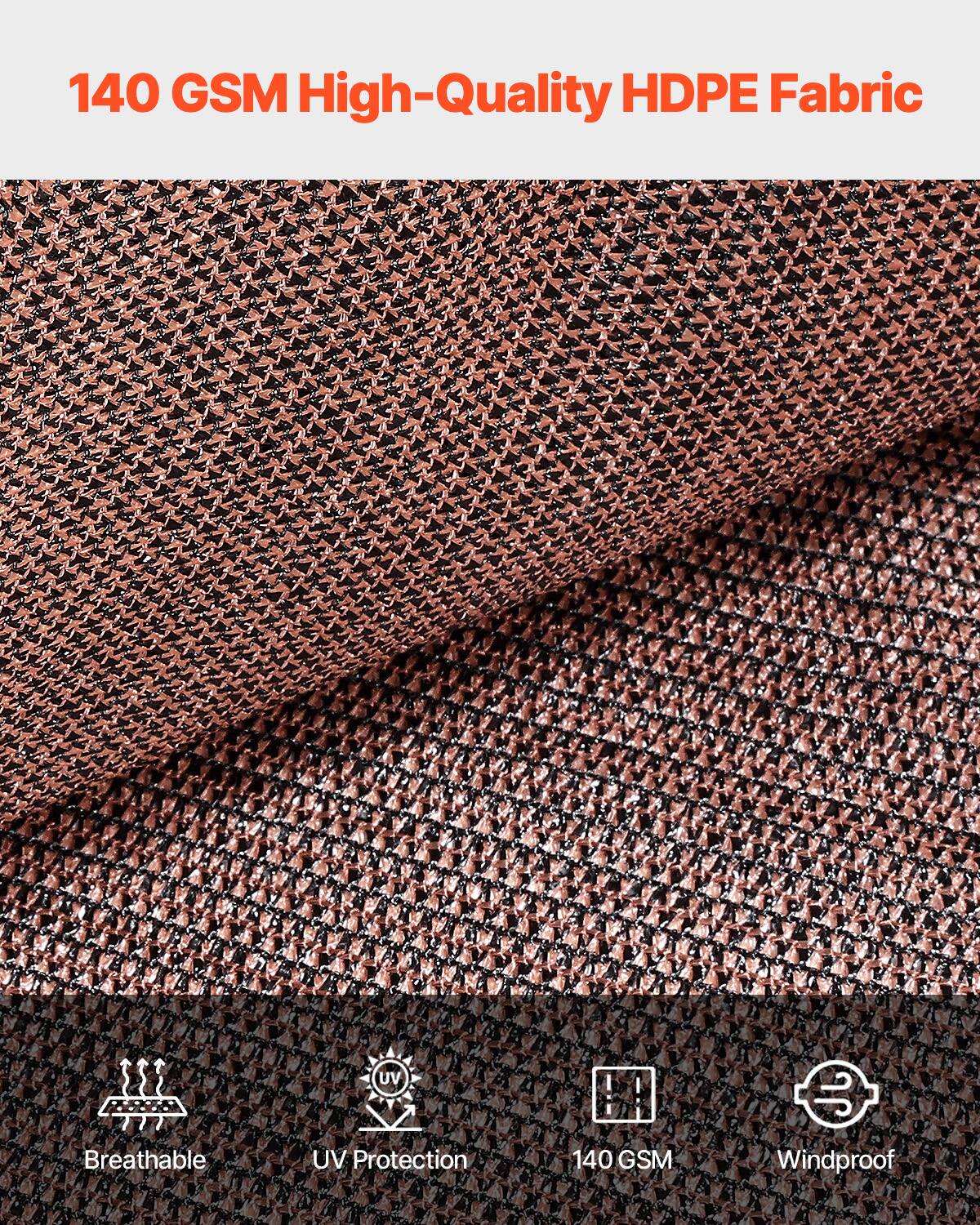 140 GSM High-Quality HDPE Fabric

- Breathable
- UV Protection
- 140 GSM
- Windproof