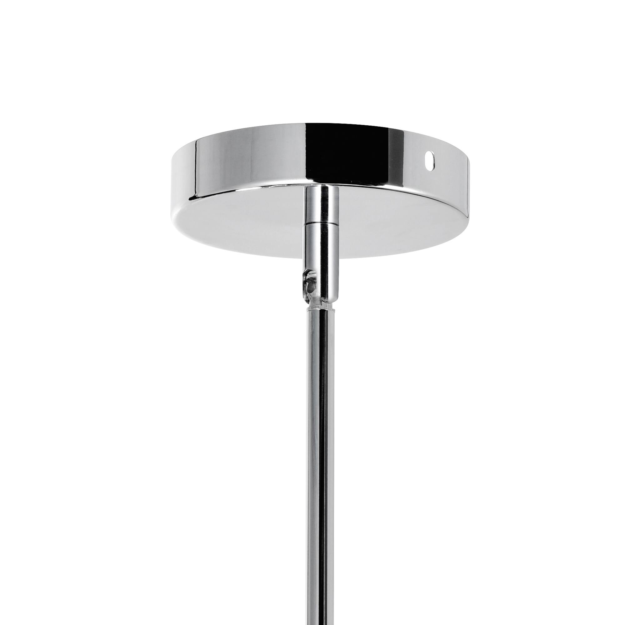Alt View 1. CWI Lighting - Water Drop 9 Light Drum Shade Chandelier With Chrome Finish - Chrome.