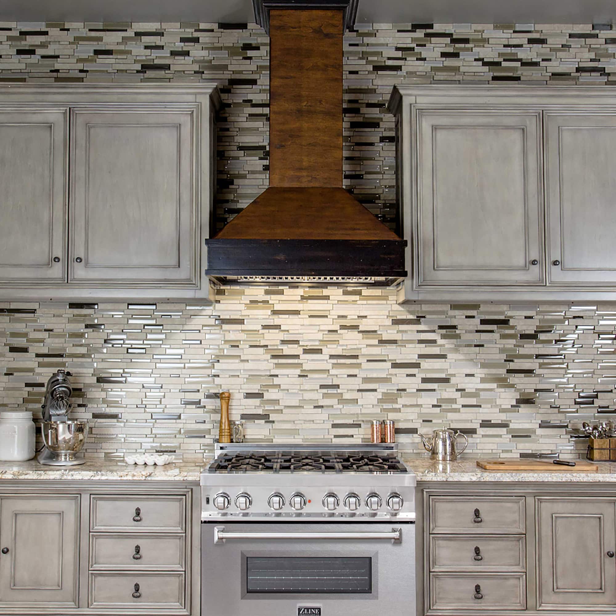 Alt View 2. ZLINE - 36 in. 4.6 cu. ft. Freestanding Legacy Dual Fuel Range with 6 Burners in Stainless Steel w/ Satin Stainless Steel Door - Stainless Steel.