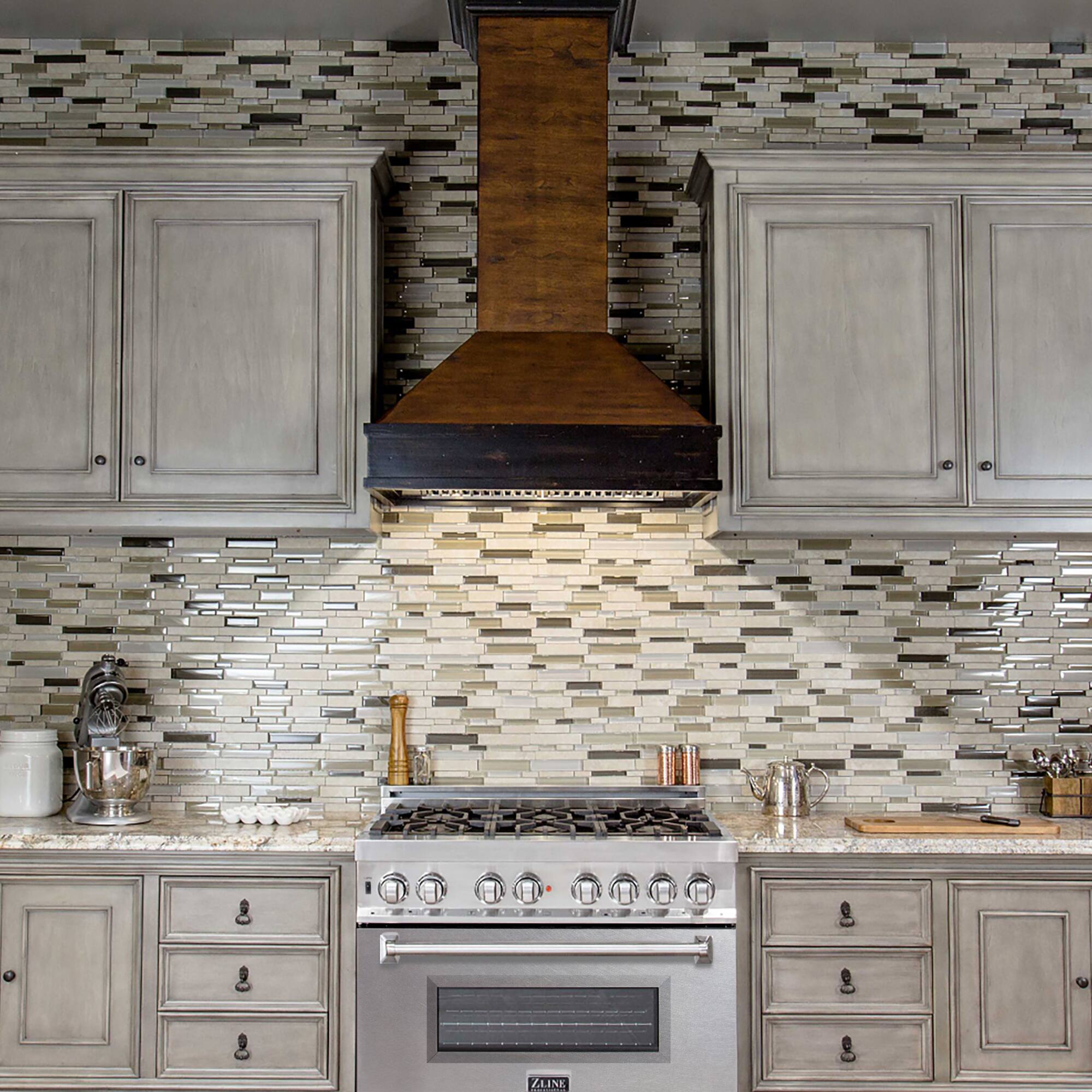 Alt View 2. ZLINE - 36 in. 4.6 cu. ft. Freestanding Legacy Dual Fuel Range with 6 Burners in Stainless Steel w/ Satin Stainless Steel Door - Stainless Steel.