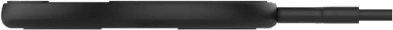Back. Belkin - Wireless Charging Pad 15W - BOOST↑CHARGE Qi Charger for Apple iPhone, AirPods, Power Supply and Cable Included - Black.