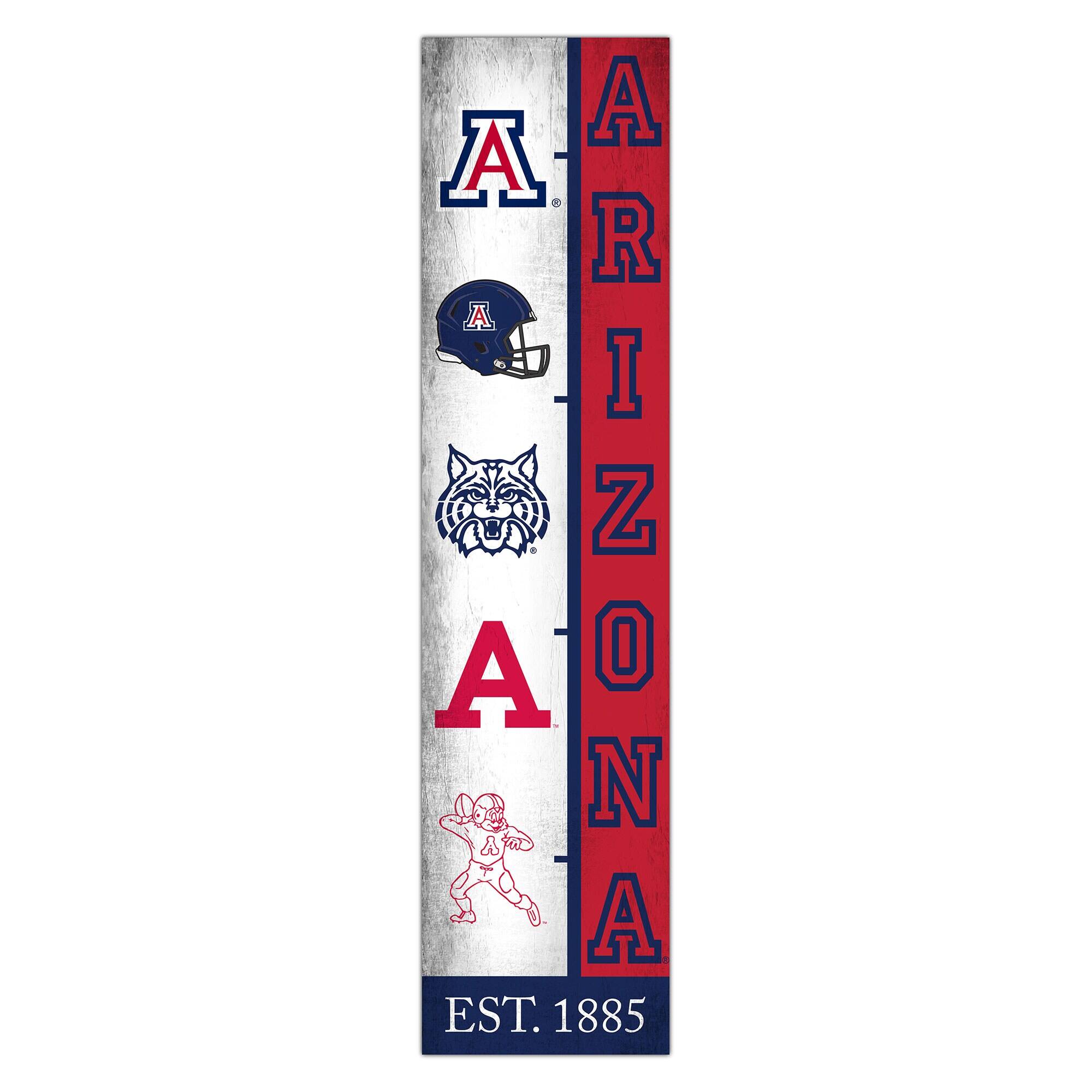 Arizona Wildcats 6" x 24" Progression Wood Sign