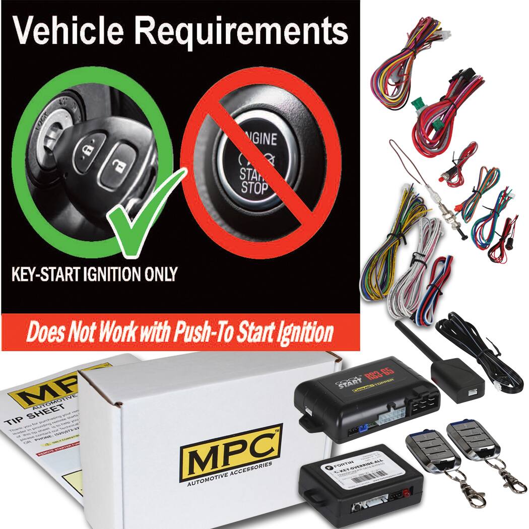 Vehicle Requirements

KEY-START IGNITION ONLY

Does Not Work with Push-To Start Ignition

MPC AUTOMOTIVE ACCESSORIES

TIP SHEET

RS3-65

START STOP

MPC AUTOMOTIVE SHEET

ML TIP 1 - T - - 2/39 1 P - C MPC ACCESSORIES POTs T TGUEEICLELL AUTOMOTIVE