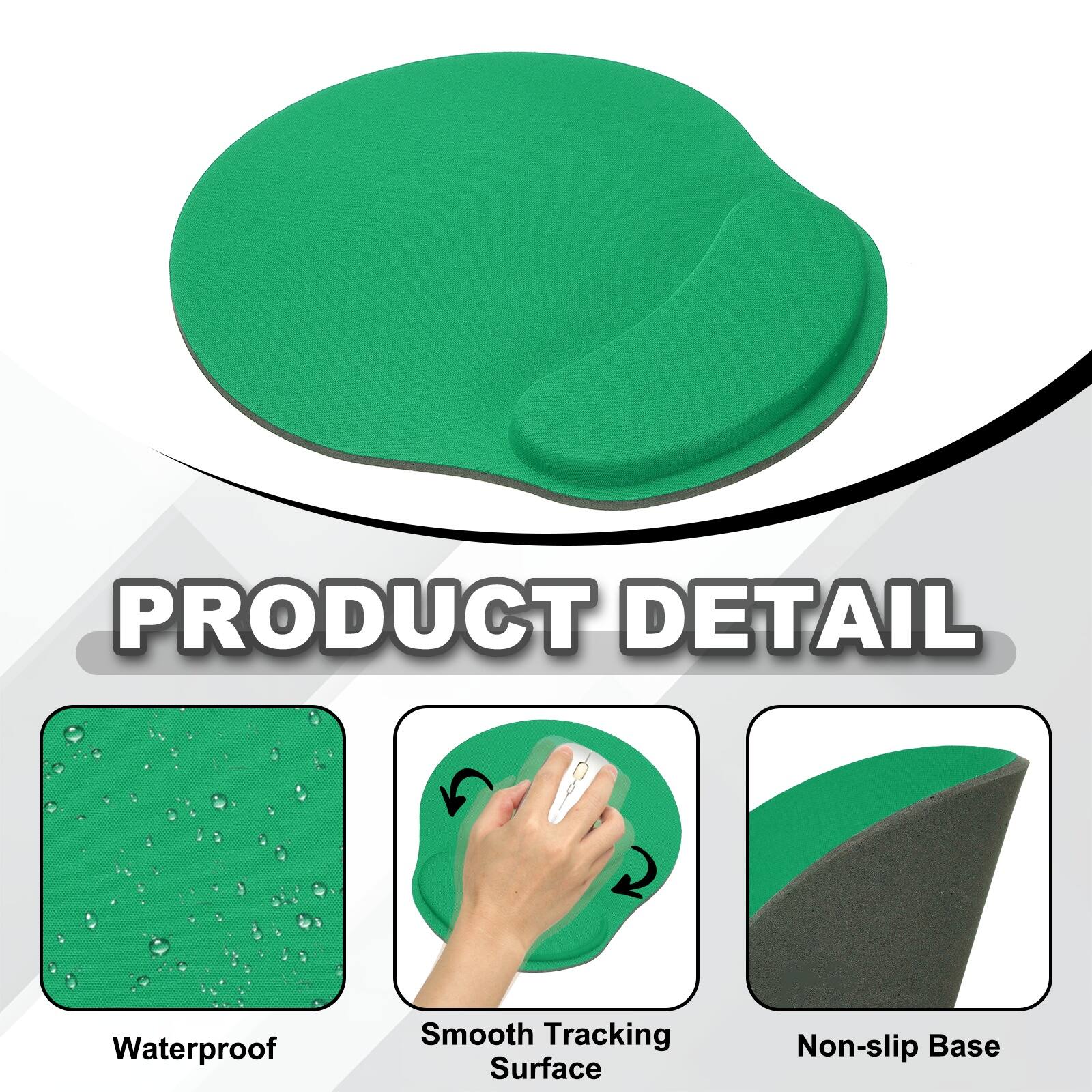 PRODUCT DETAIL  
- Waterproof  
- Smooth Tracking Surface  
- Non-slip Base