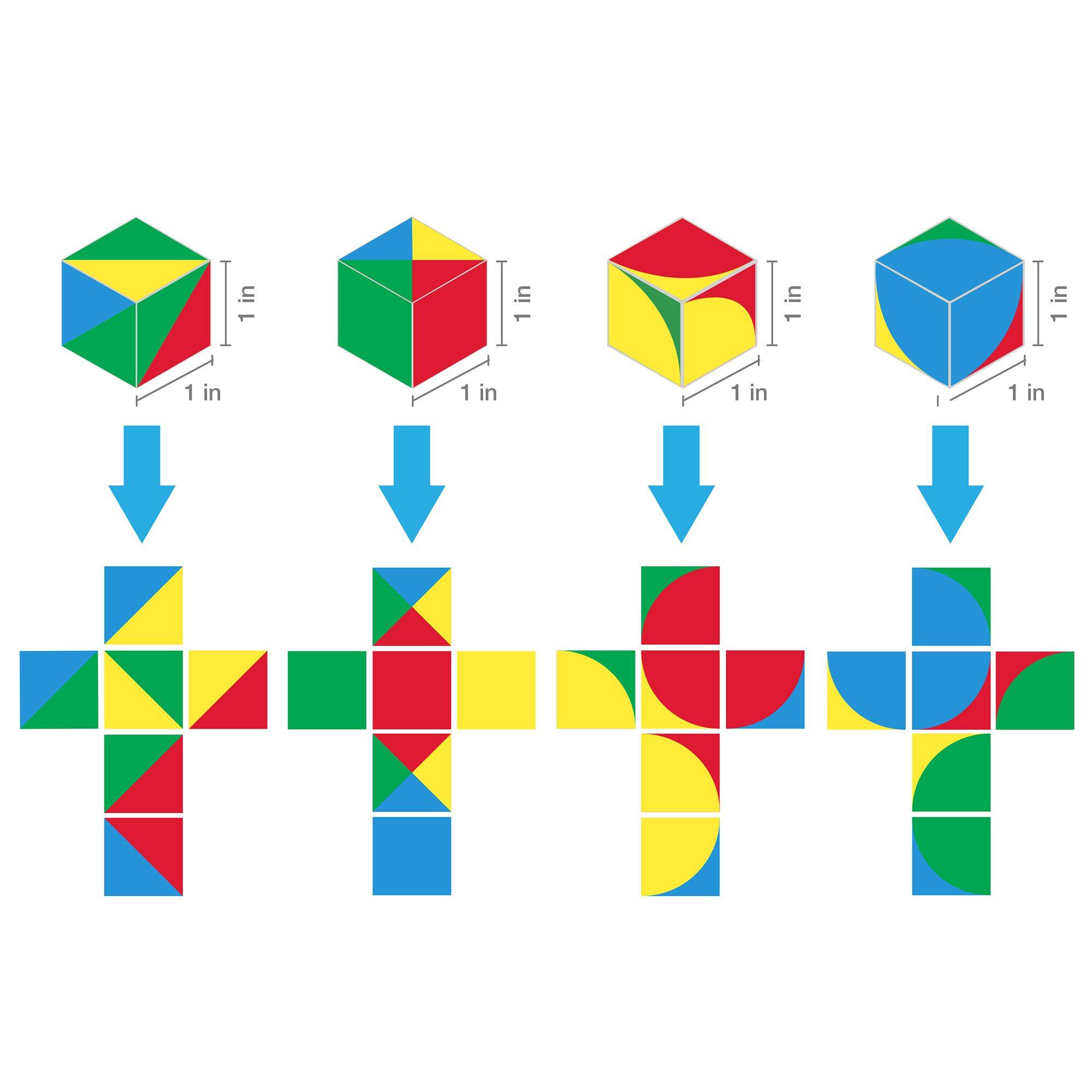 Alt View 4. PicassoTiles - PICASSO-TILES 16PCS 1" Infinite Magnetic Puzzle Game Magic Pixy Cube, Brain Teaser Set with Ideabook, STEM Learning Toy.