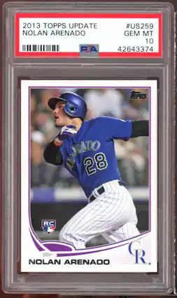 2013 TOPPS UPDATE NOLAN ARENADO PA #US259 GEM MT 10 42643374
Topps DIUORADO 28 RC NOLAN ARENADO
