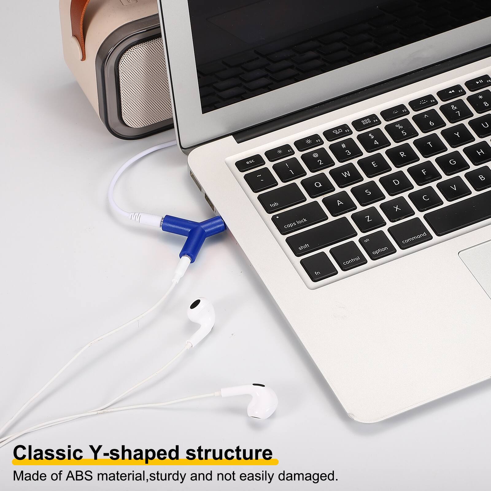 esc ~
F2 F1 ! 2 1 Q tab lock caps shift in
F6 F3 ^ ... 000 14 6 %  F3 5 $ 4 T # 3 R E W F D S  A X Z No command option control
F7 & 7 Y G V
>= F8 * 8 U H 
Classic Y-shaped structure Made of ABS material, sturdy and not easily damaged.