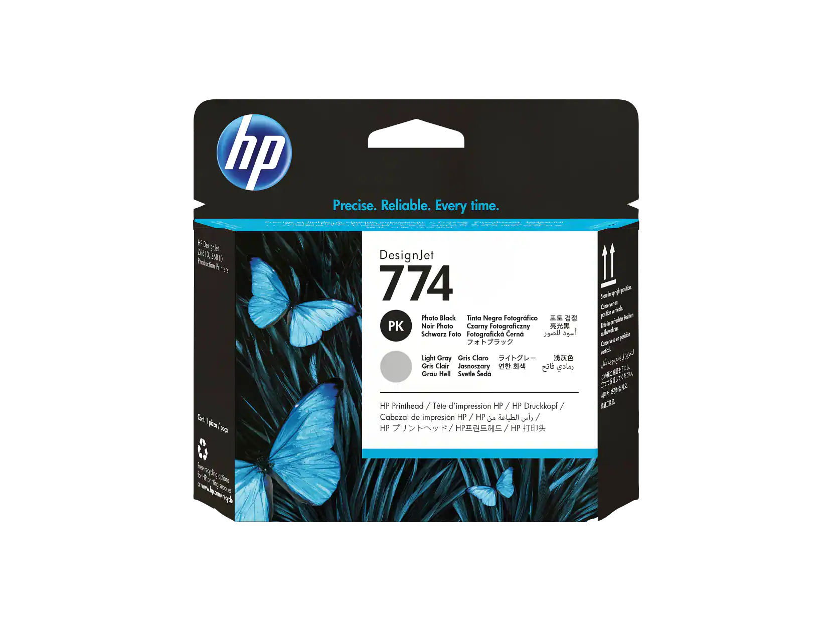 HP 774 Photo Black/Light Gray DesignJet Printhead, P2W00A - Best Buy