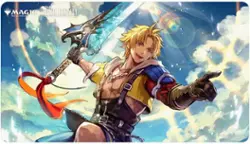 Ultra PRO - Magic: The Gathering Final Fantasy Tidus, Yuna's Guardian (Commander) Playmat - Front_Zoom