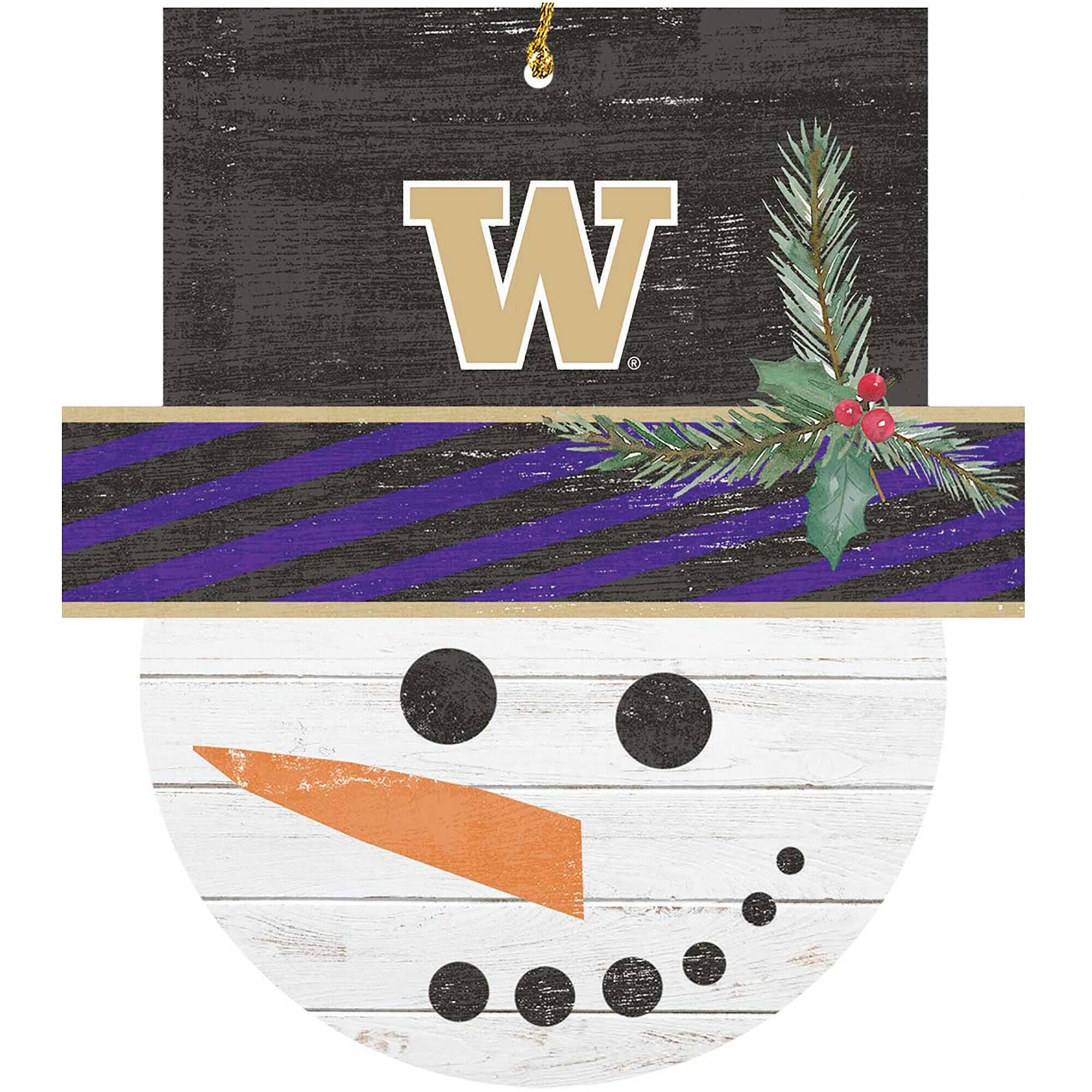 Alt View 3. Jardine - Washington Huskies Ornament Bundle - White.
