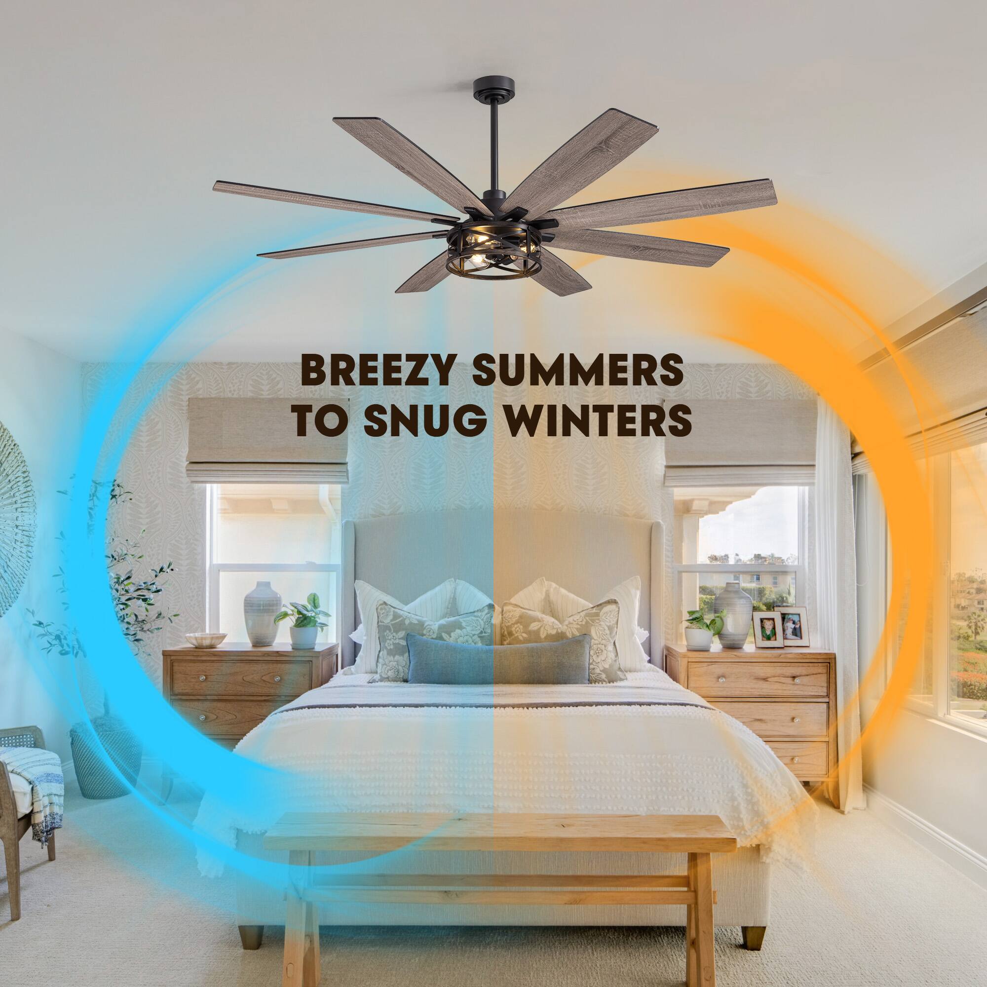 BREEZY SUMMERS TO SNUG WINTERS