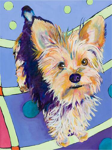 Front. Trademark Art - Pat Saunders-White Claire Gallery-Wrapped Canvas - Multicolor.