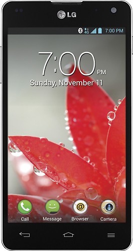  LG - Optimus G 4G with 2GB Mobile Phone - Black (Sprint)