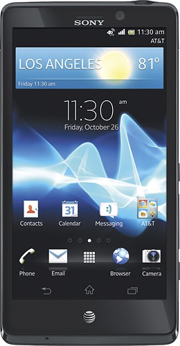  Sony - Xperia TL 4G Mobile Phone - Black (AT&amp;T)