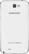 Back Standard. Samsung - Galaxy Note II 4G Mobile Phone - White (Sprint).