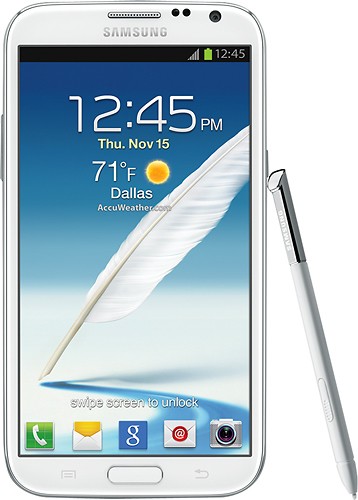  Samsung - Galaxy Note II 4G Mobile Phone - White (Sprint)