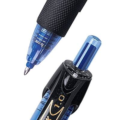 Alt View 1. uni-ball - uni Power Tank RT Ballpoint Pens, Medium Point, 1.0mm, Blue Ink, 12/Pack (42071).