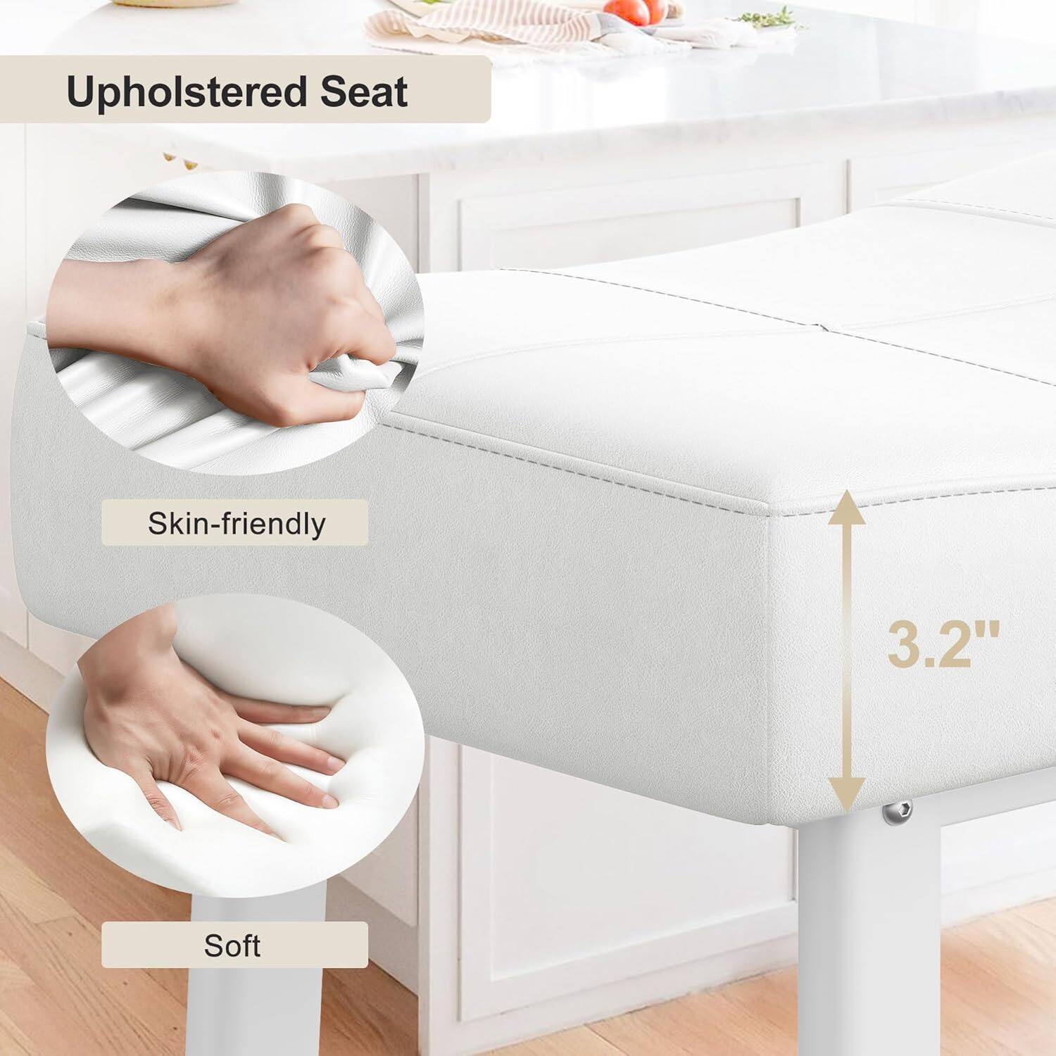 Upholstered Seat

Skin-friendly

Soft

3.2"