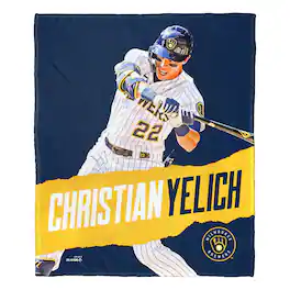 Northwest - Christian Yelich 50" x 60" Silk Touch Throw Blanket - Multicolor