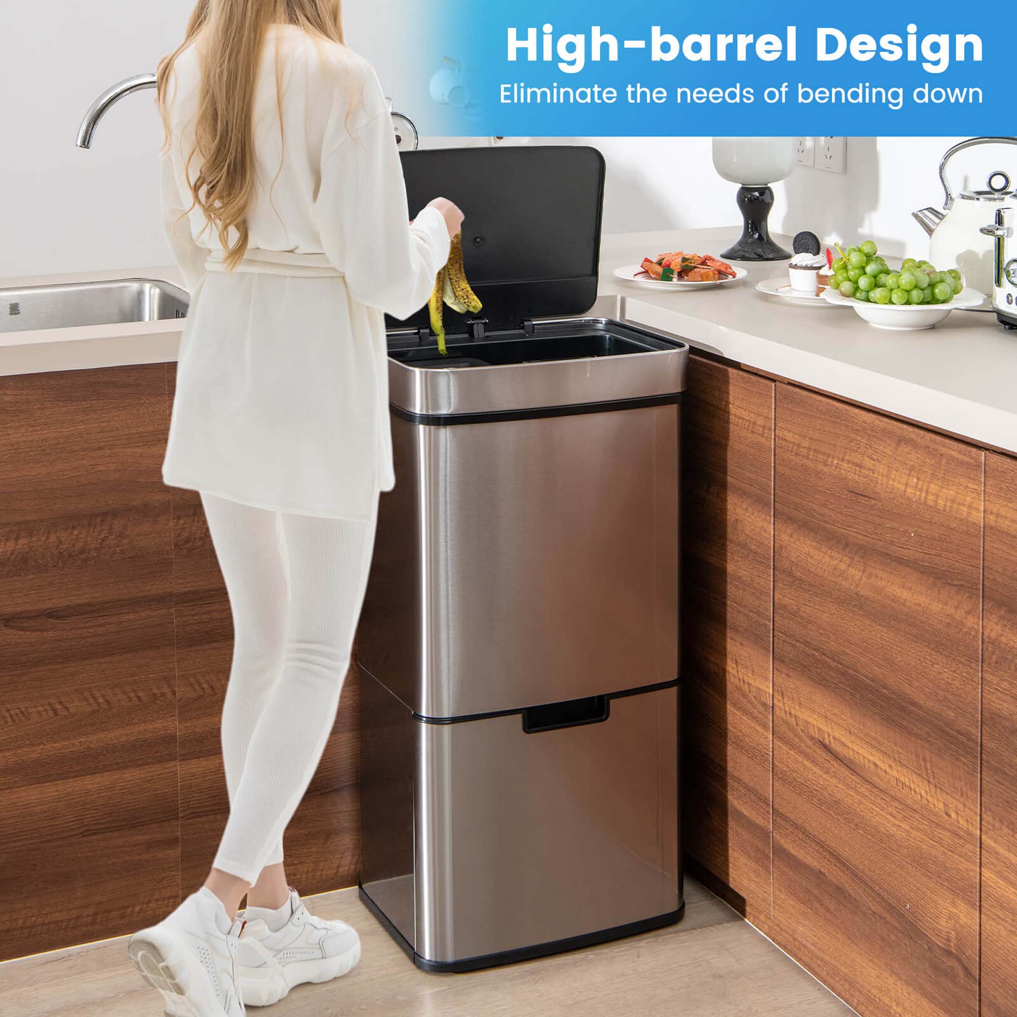 High-barrel Design  
Eliminate the needs of bending down